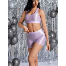 Mädchen Neue Würzige Sexy Fettige Enge Hohe Taille Casual Sport Yoga Shorts Für Frauen Schlank Sexy Dünne Mesh Frauen Shorts 2024 neue NNI7