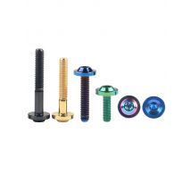 Weiqijie Titanium Bolt M5/M6/M8x10 12 15 20 25 30 35 40 50 60 70mm Torx Head Screw for Bicycle & Motorcycle Assembly Fasteners