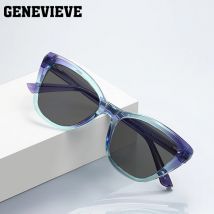 Genevieve Cat Eye polarisierte Sonnenbrille UV-Schutz personal isierte Rahmen verschreibung pflicht ige Sonnenbrille anpassbares Rezept 2148