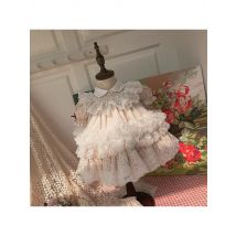 Summer New Arrivals Vtg Children's Wear Little Girls Handmade Boutique Dress for Girls Sweet Fashion Holiday Dress Party Wedding