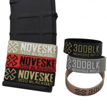 4 pz/lotto Rivista Tattica Marcatura Banda per 5.56 M4.300 Rivista Blackout Marcatura Elastico Accessori Per La Caccia