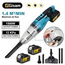 Gisam 12Kpa Electric Vacuum Cleaner Cordless Multi-function Cleaner Handheld Cleaning Snow Dust Tool For Makita 18v Battery Pin