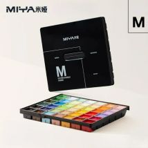 MIYA Gouache-Farbgelee-Set M7, 24/36/42 Farben, 30/60/80 ml, für Kunststudenten, formaldehydfrei, TRU, ultradünnes Etui aus weichem Gummi