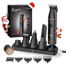 MAXGROOM New 4 in 1 Body Hair Trimmer Kit for Men Pubic Hair Shaver Nose Beard Trimmer Electric IPX6 Waterproof Groin Shaver