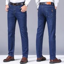 2025, neue Männer, Mode, Business, Bequeme, Vielseitige Jeans, Männlich, Casual, Slim Fit, Denim, Minimalist, Lose, Gerade, Blaue Hose