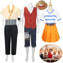 Bilibili Filme Luffy Zoro Cosplay Luffy Zoro Nami Cosplay Kostüme Uniform Halloween Party Leistung Tragen Kleidung