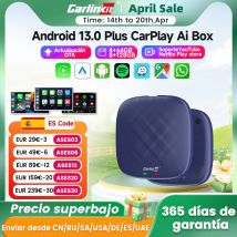 Carlinkit CarPlay Ai TV Box Plus Android13 8 + 128GB QCM 8-Core 665 6125 CarPlay inalámbrico Android