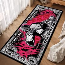 Schlafzimmerteppich, rutschfest, schmutzabweisend, verschleißfest, Bodenmatte, US-Dollar-Bettvorleger, lange Heimdekorationsmatten, Alfombra 침실 카펫