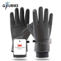 GTUBIKE 1 Paar Winter-Handschuhe für Herren und Damen, Touchscreen, wasserdicht, winddicht, Outdoor-Sport, warm, Radfahren, Schnee, Ski