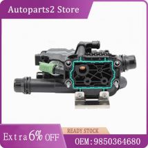 Brand New Coolant Thermostat Housing With Gasket 9850364680 9803549480 3642484 8192978 For Peugeot 208 308 508 Citroen C3 C4