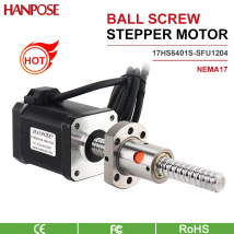 Hanpose nema17 Schrittmotor 17hs6401s-sfu1204 Kugel umlaufs pindel motor 600-1,7mm 42x60mm 4-adrig 0,7a 70n. cm für 3D-Druckerzubehör