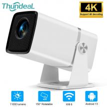 ThundeaL HD Mini Proiettore 1080P 2K 4K Video LED Proyector TD80W PK TD91W WIFI Proiettore Android Proiettore telefonico Video Theater 3D