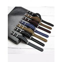 French Troops Parachute Bag Watchband for Elastic Nylon Belt Watch Strap Bracelet Military Watch Band 20mm 22mm