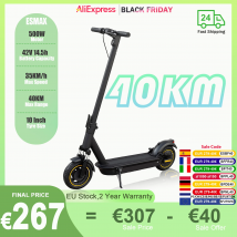 ATSANT ESMAX Scooter Elettrico 500W 42V14.5Ah 40KM A Lungo Raggio 10 Pollici Pneumatici Antipiatto Pieghevole Smart Adult Kick EScooter