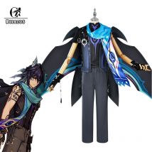 ROLECOS Spiel Genshin Impact Ororon Natlan Cosplay Kostüm Ororon Natlan Kostüm Rollenspiel Halloween Männer Uniform Fullset Outfit