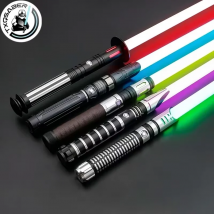TXQSABER Heavy Dueling Lightsaber Neo Pixel RGB Juguetes Laser Saber Metal Hilt Smooth Swing Combat Cosplay Luminous Kids Toys