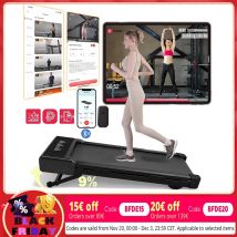 Tapis roulant pieghevole 9% inclinato 3,8 mph/6 kph Tappetino da passeggio per tapis roulant domestici Schermo LCD Monitoraggio APP Macchina per esercizi con motore 3.0 HP