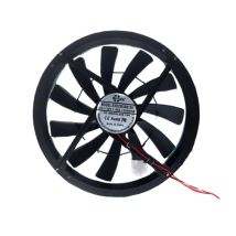 250 mm 12 V 1200 U/min industrieller Lüfter, Doppelkugellager, 40 dBA, Molex für Server-Racks/Mining-Rigs/EV-Ladegeräte, Telekommunikationsschrank