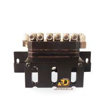 JDM 3CH Hydraulic Directional Valve DIY LESU 1/14 Model RC Excavator Loader Part Metal Hydraulic Directional Valve TH19666-SMT2