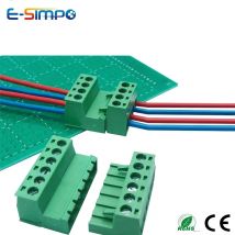 10 pz/set Femmina Maschio Spina Aerea di Saldatura di Testa 2EDGRK 15EDGRK-5.08mm 2P-24P Plug-in Senza Saldatura Morsettiera del Cavo connettore