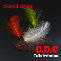 Royal Sissi 4 confezioni/set 0.5 g/pacco legatura di mosche piume CDC Cul De Canard pressacavi galleggiabilità piuma di testa materiali per legare mosche secche