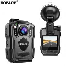Boblov m5 polizei körper kamera gps recorder 1440p körper montierte cam 128g bodycam nachtsicht ip67 dashcam 4200mah batterie körper kamera