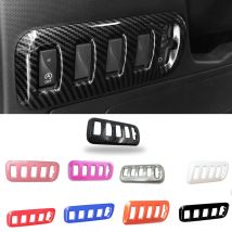 Scheinwerfer Einstellen Schalter Panel Dekoration Abdeckung Bunte Stilvolle Auto Aufkleber Für Smart 453 Fortwo Forfour Innen Zubehör