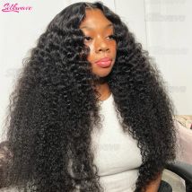 Parrucca frontale in pizzo 13x6 HD Onda profonda Parrucche per capelli umani ricci a 250 densità Parrucche anteriori a onda d'acqua prepizzicate al 100% per le donne brasiliane