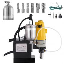 SucceBuy 1100W Trapano magnetico Diametro noioso MD40 Pressa per trapano magnetico 2810 LBS Sistema di perforazione a forza magnetica