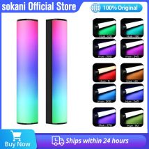 Sokani X8 RGB LED Video Light Tube Lamp Stick Video Soft Lighting per TikTok YouTube Live Streaming Studio Video filmers