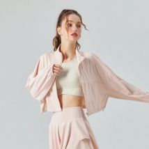 2025 UV-Schutz-Tennisjacke für Damen mit UPF 50+ – Cool – Gefühlsstoff, locker – passgenaues Design für Sport, Fitness und Joggen