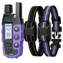 3300 Fuß elektrisches Hundetrainingshalsband mit Fernbedienung, wasserdicht, für 5–120 lbs Welpen mit Schock-Vibrations-Piepton