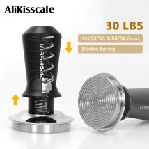 Ubijak do kawy 30lb stałe ciśnienie kalibrowana podwójna sprężyna 51mm 53mm 58mm Breville akcesoria do ekspresu do kawy narzędzia baristy