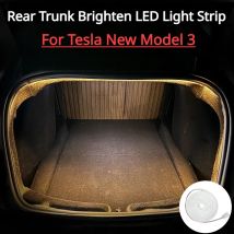 Für Tesla Modell 3 + Hinten Stamm Neon Streifen Erhellen LED Licht Streifen Umgebungs Beleuchtung Flexible Neue Model3 Highland 2024 Zubehör