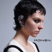 2023 New Piercing Metal Ear Hanging Niche Design Cyberpunk Style Men's And Women's Jewelry Party Gift