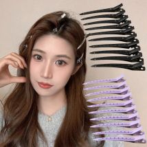 Metall Entenschnabel Clip Lockige Haarnadel Haarspangen Frisur Haar Styling Clips Klemmen Haarschnitt Haarspange Werkzeuge Flauschige Haarwurzel Haarspange