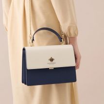 Cnoles Frauen Bee Schulter Tasche 2022 Vielseitig Kette Kleine Quadratische Tasche frauen Dame Marke Handtasche Umhängetaschen
