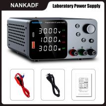 NANKADF Alimentatore da laboratorio DC 30V 60V Regolatore di tensione regolabile Tensione preimpostata Corrente Doppia tensione di ingresso 220V/110V