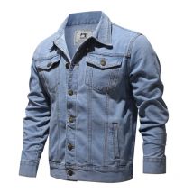 Größe S-5XL Frühling und Herbst Neue Stil Boutique Reine Baumwolle Mode Blau Schwarz Herren Casual Denim Jacke Schlank Cowboy Mantel