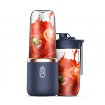 6 lame Spremiagrumi elettrico Tazza 2 tazze per viaggi Spremiagrumi portatile Mixer Carica USB Succo di frutta fresca Frullatore personale Frullato