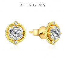 Attagems abnehmbare d Farbe Moissan ite Ohrringe 925 Sterling Silber bestanden den Diamant Tester Ohrring für Frauen für Gold Schmuck