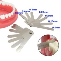 Dental Interproximal Measuring Ruler Measure Tooth Gap Stainless Steel Reciprocating IPR System Autoclave Dentist Tools