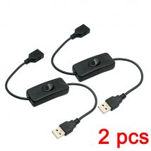 2-częściowy kabel USB z przełącznikiem ON/OFF Przedłużacz kabla do lampy USB Wentylator USB Linia zasilania Trwały adapter USB Zestaw słuchawkowy LED