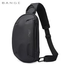 BANGE-Bolso cruzado multifunción antirrobo para hombre, bandolera de hombro, resistente al agua, de pecho, para viaje corto, novedad de 2022