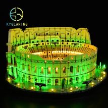 Kyglaring Kit luce LED Building Blocks Set Lego più grande di sempre per LEGO 10276 Colosseo (solo kit luce incluso)