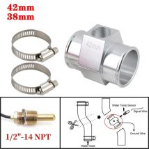 38 mm 40 mm 42 mm Verbindungsrohr-Kühlerschlauch-Adapter für 1/2 Zoll-14 NPT Wassertemperaturanzeige-Sensor