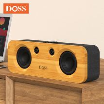 DOSS Home Altoparlante Bluetooth 5.3 50W Potente subwoofer per basso stereo Sound Box 35 ore di riproduzione TWS Audio coassiale TV Soundbar wireless