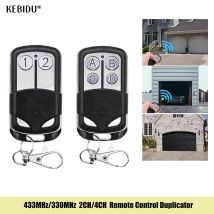 433MHZ 330mhz Remote Control Garage Gate Door Opener Remote Control Duplicator 8 Dip Switch Auto Copy Alarm System Universal