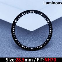 Das skeletonierte Leuchtzifferblatt von 28,5 mm eignet sich zum Ersetzen des Zifferblattszubehörs der NH70-Uhrwerkuhren