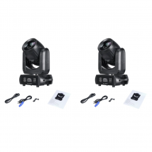 2 SZT./LOT Mini LED Ruchoma Głowica 150W Beam+Spot+18 Obrotowych Pryzmatów Dj Dmx Efekt Świetlny Sceniczny Disco Bar